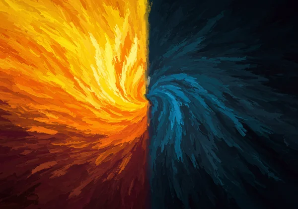 Representasi abstrak perubahan mood yang melampau dalam bipolar