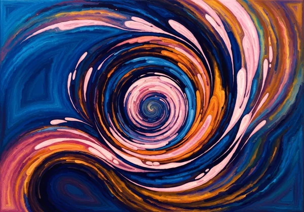 Gambaran abstrak neurotransmiter dan sambungan otak