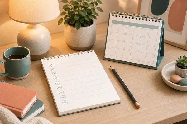 Next step checklist for mood patterns