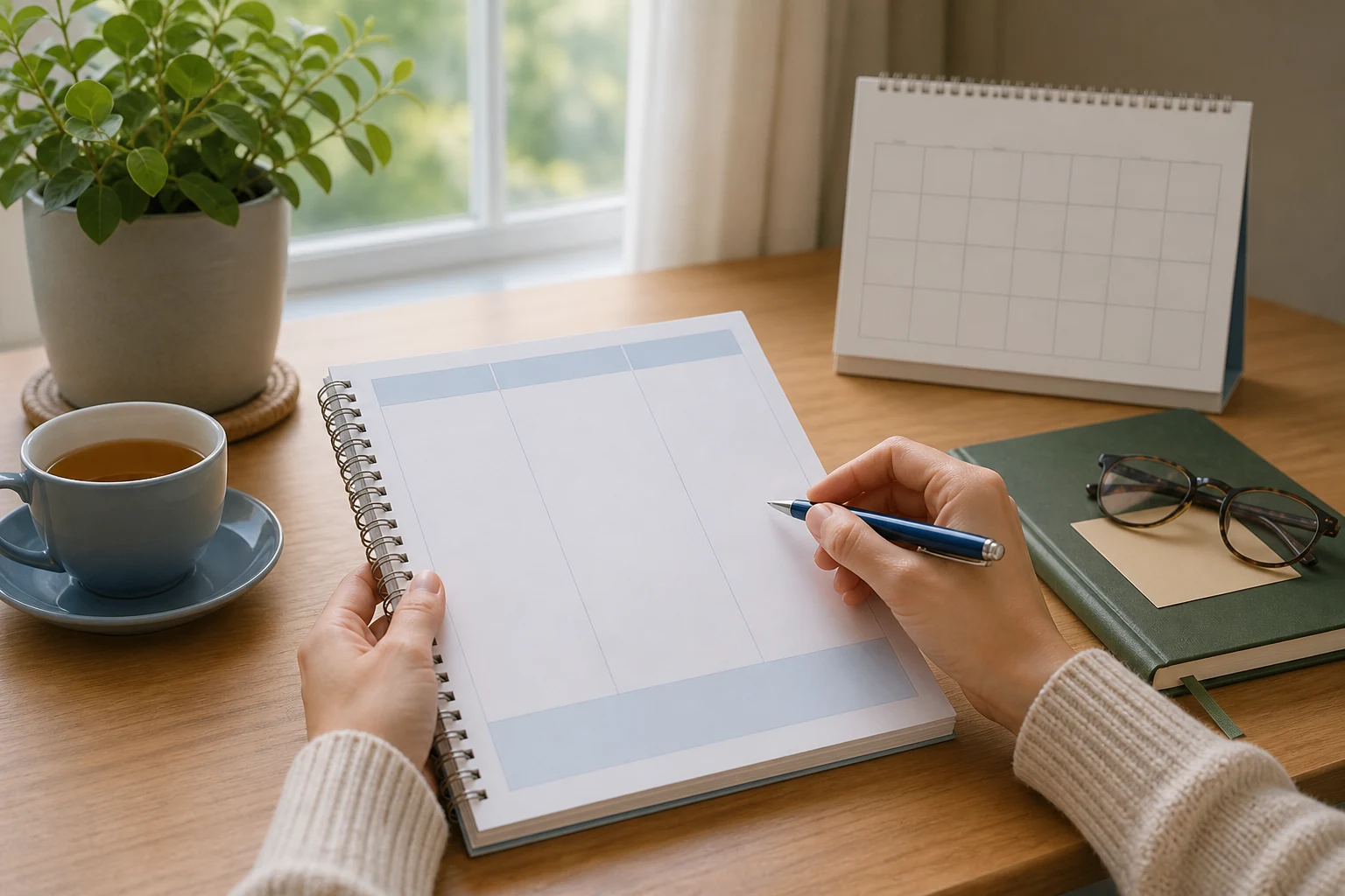 Therapy options planning desk